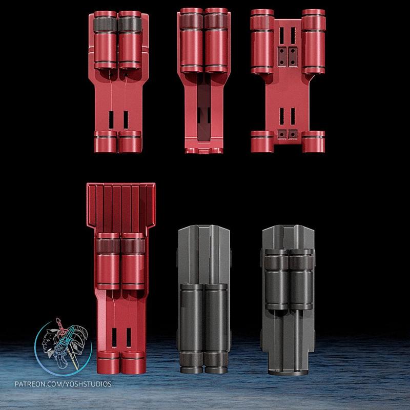 Daredevil Billy Club Holsters 3D Printer STL File