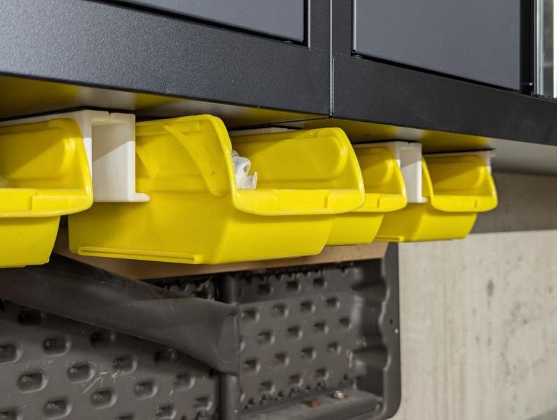 Yellow Bin Hanging Mount
