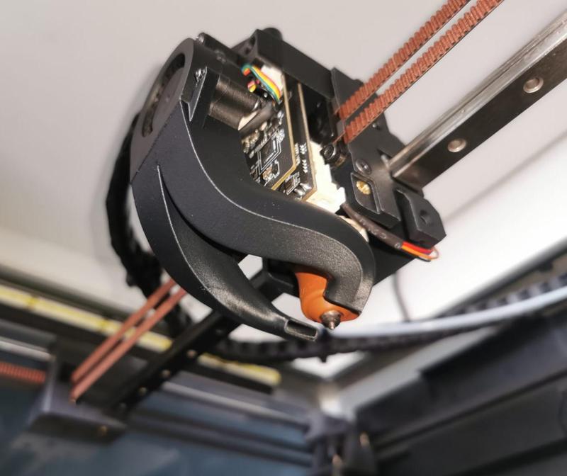 K1-Cooling-Duct holder for Booty's Linear Rail carriage