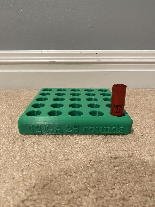 25 round 12 Gage holder