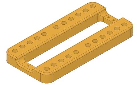 Longboard wheelbase redrill jig
