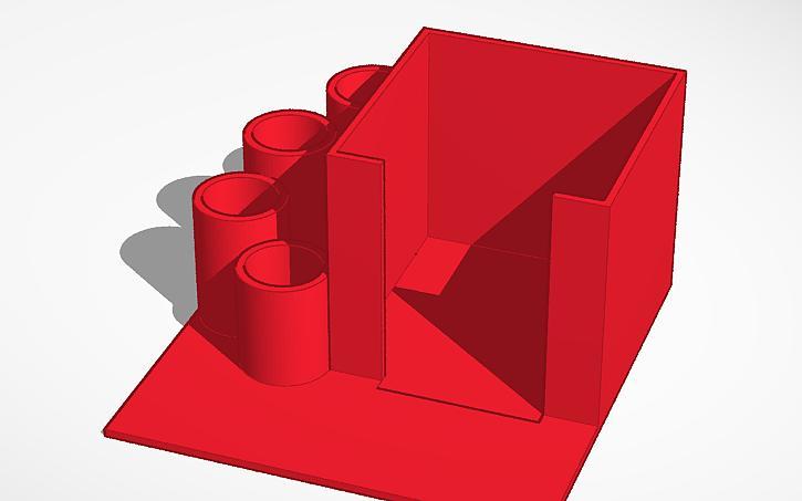 Stifte und Post-it halter