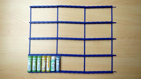 homeopathic pellets tube holder