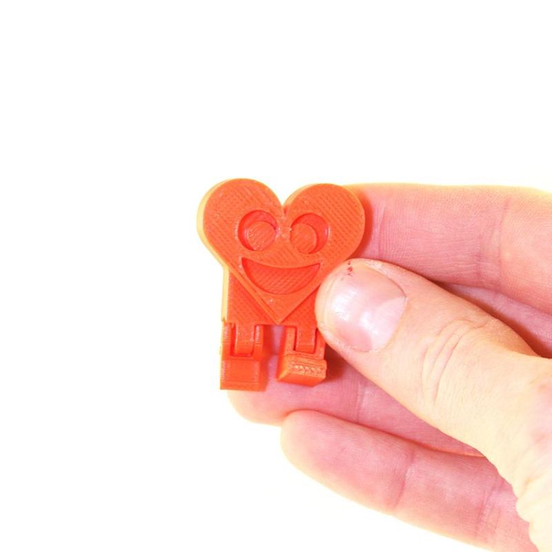 Heart Figurine, with moving legs