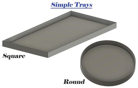 Simple Trays (parametric)