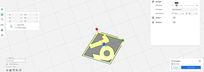 19 in a Diamond shape touching frame