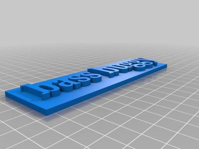 bass buggy keychain