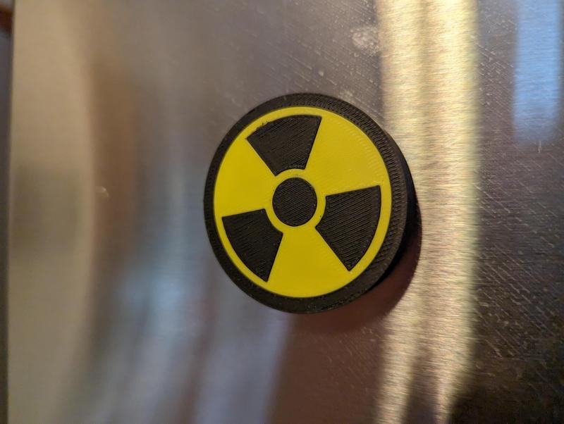Radioactive Symbol Magnet