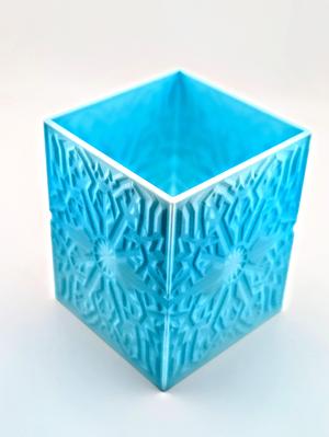 Frosted Vase (Square)
