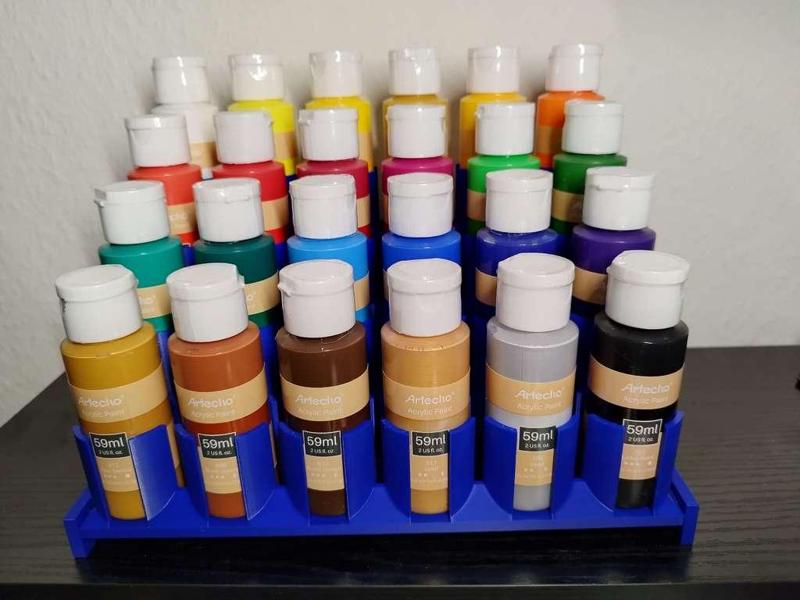 60ml Paint Bottle Rack - v2 Simplified