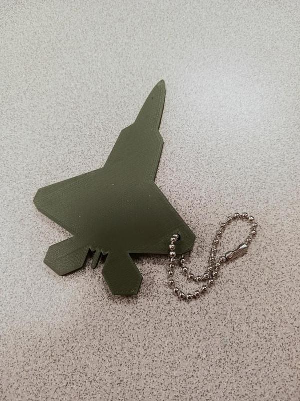 F-22 Fighter Jet Keychain