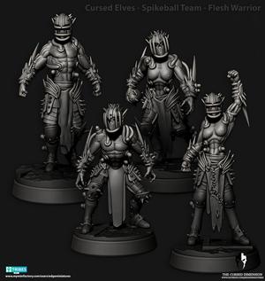 Cursed Elves - Spikeball Team - Flesh Warriors