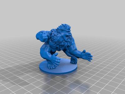 1/56th scale (28mm) Great Albino Apes