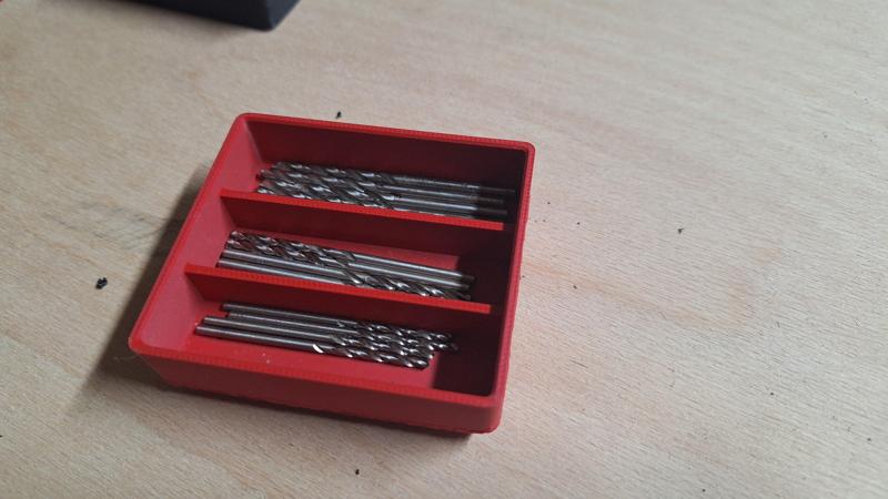 Small Drill Bit Tray (62 x 70 x 21 mm)