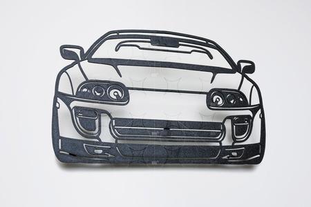 Toyota Supra MK4 Silhouette Wall Decor Artwork 