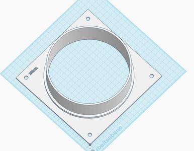 Luftschlauch 160mm Wand/Fenster Anschluss
