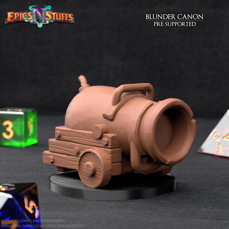 Blunder Canon Miniature - Pre-Supported