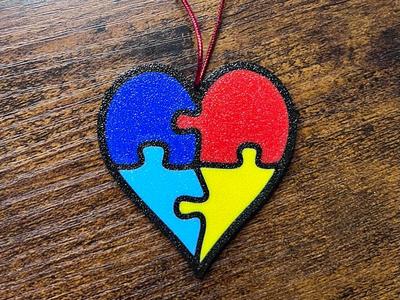 Autism Awareness Ornament 