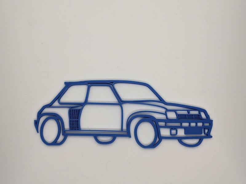 Renault 5 turbo wall decor