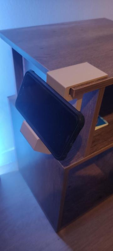 Bedside telephone holder