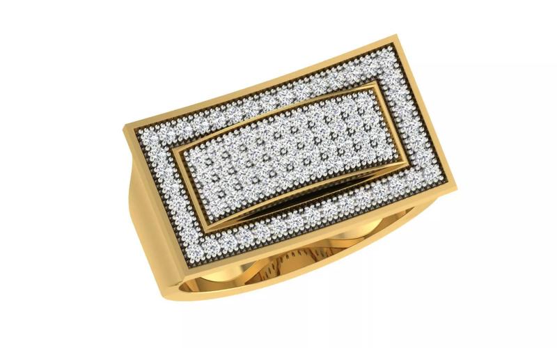 Solitaire Engagement Wedding Mens Rings