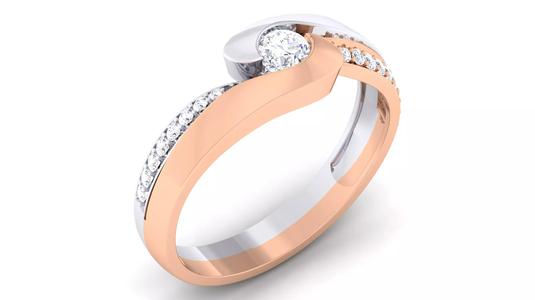Couple Band Ring 3dm mgx render detail