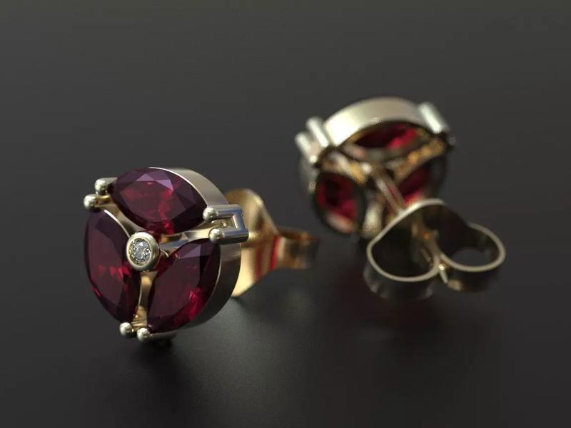 Stylish womens earrings with awnings 478