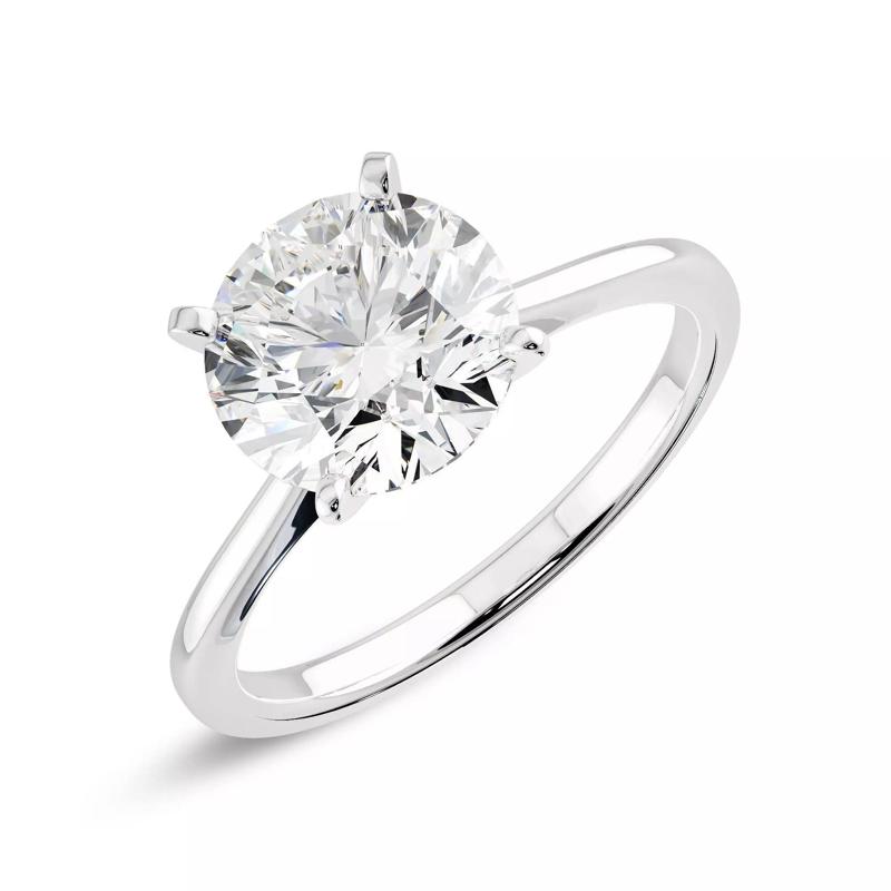 Solitaire Ring 360 Animation and stl file 3D print model