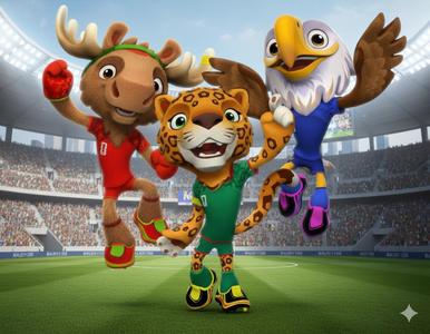 Pack 3D Dolls Mascots World Cup 2026 - Maple, Zayu and Clutch - STL file only 0,99