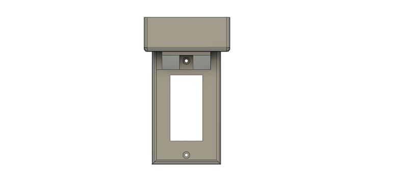 Cell holder for electric wall plate or switch