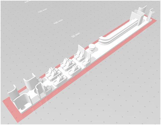 HO Car interior high comfort BAR