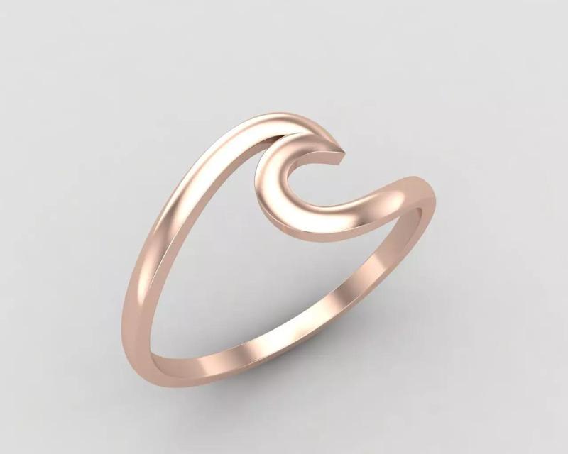 minimal wave ring 117-MW