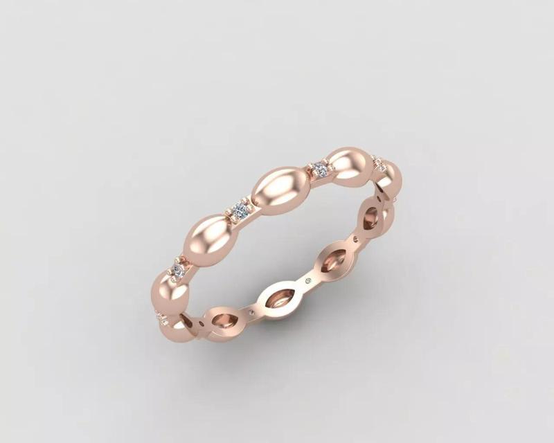 Minimal Eternity diamond ring 144-MW