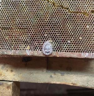 Teardrop Rosette Pendant