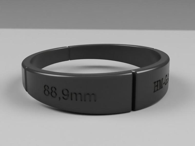 PieCuts 88.9mm R114 marking aid, drawing template, cutting template