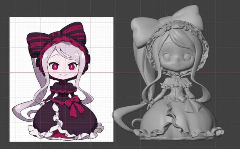 Chibi - Shalltear Bloodfallen - overlord