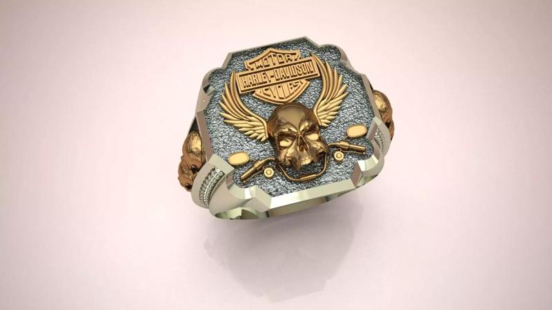 Mens Harley-Davidson 3D print model