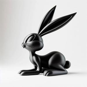 Bugs Bunny Rabbit 3D Print Showpiece – Cute Figurine