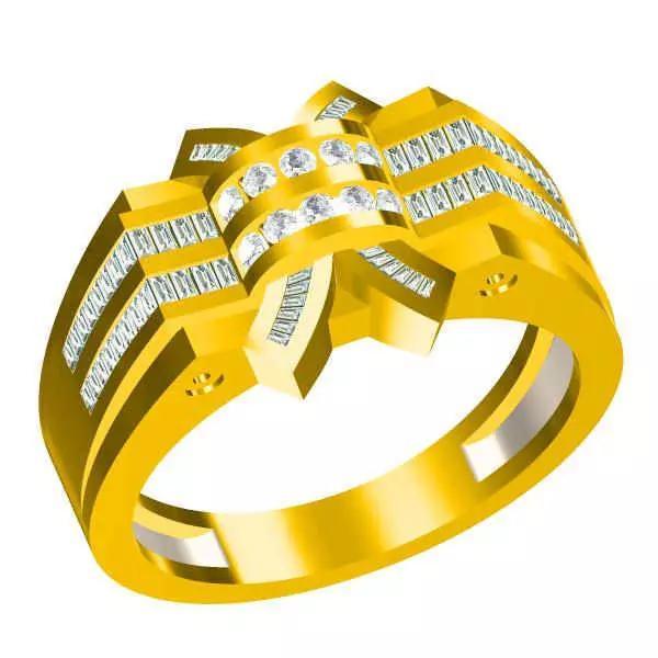 JCD Format Mens vintage engagement rings metal file