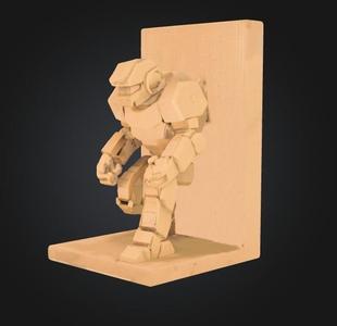 Wall leaning robot - Sci-Fi