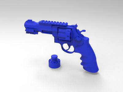 R8 Revolver Blue Gun – Counter-Strike 2 (CS2) Inspired