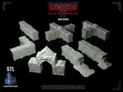 Epic Heresy: Low wall set