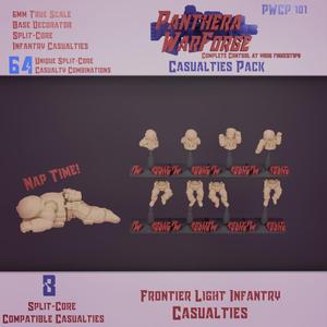Casualties and Cowards: FLI Infantry Base Split-Core Pack (6mm Real Scale)