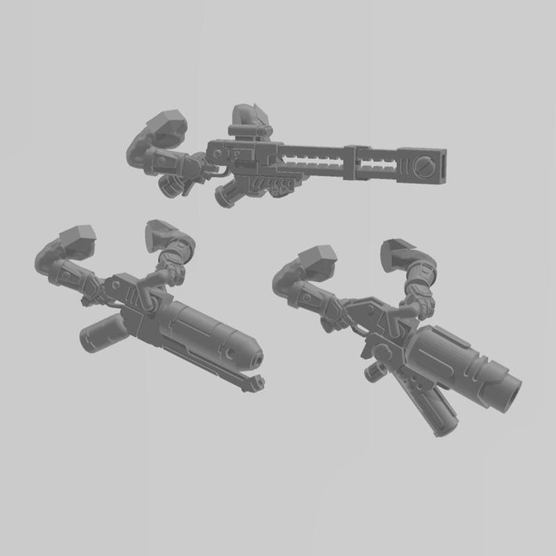 Space Communist Vespid Fire Warrior Special Weapons Kit