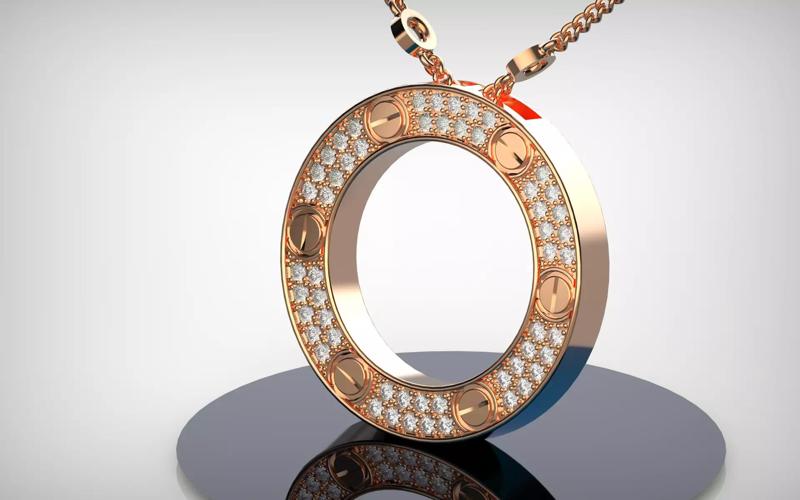 Pendant Love de Carier paved Original