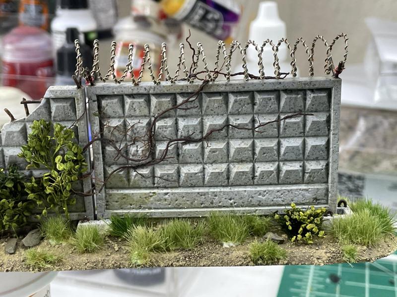 Soviet Concrete Fences for 28mm wargames