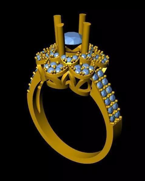 DiamondRing gold ring with diamonds