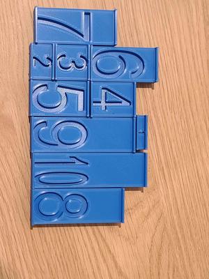 3D parts for learning addition