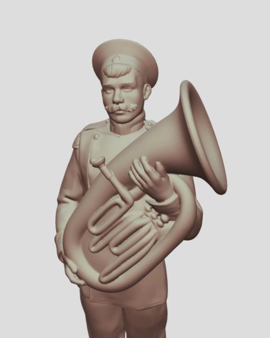 Military musician Tubist