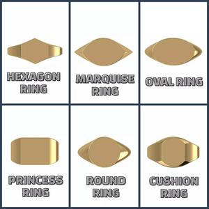 6 Ring Collection 3D Model Print